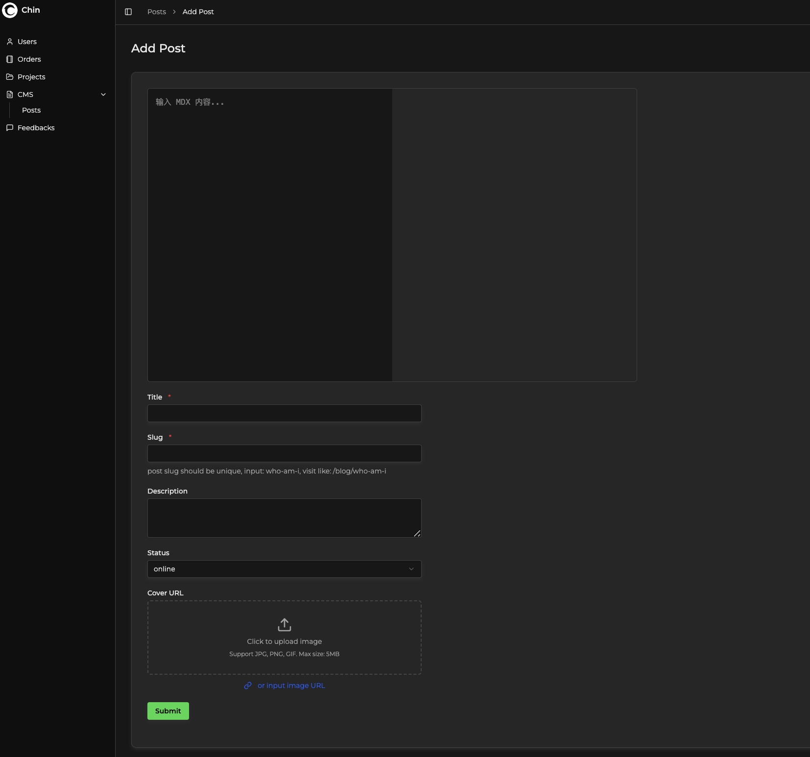 MDX Blog Template preview 5